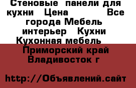 Стеновые  панели для кухни › Цена ­ 1 400 - Все города Мебель, интерьер » Кухни. Кухонная мебель   . Приморский край,Владивосток г.